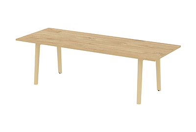 Стол для переговоров на деревянных опорах Onix wood direct OW.PRG-25 - фото товара 1 из 3