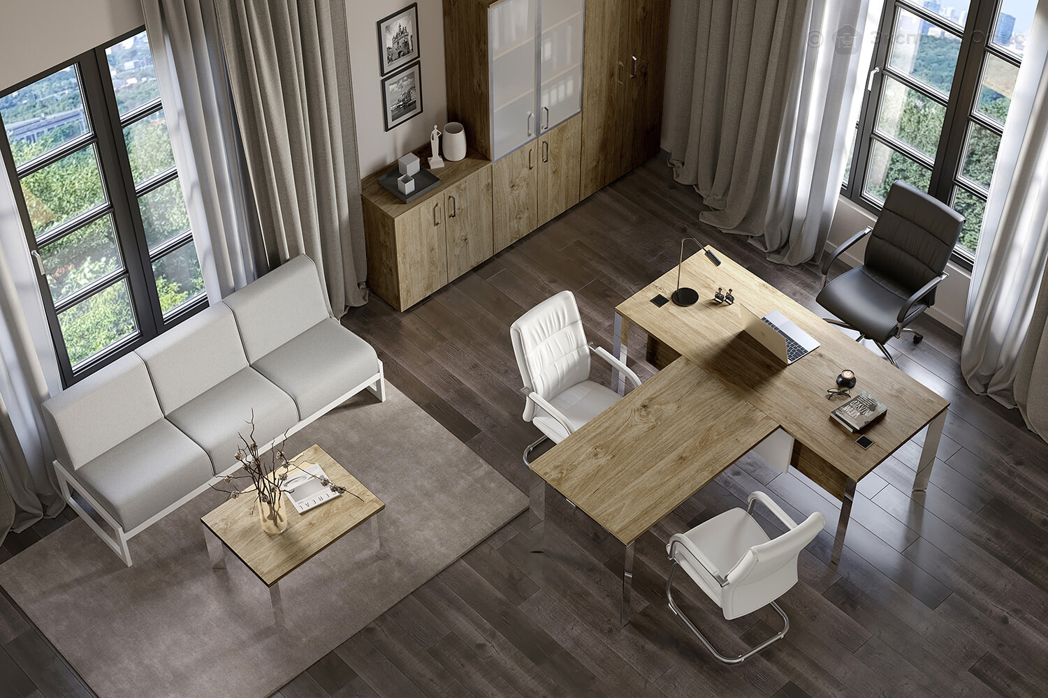 Onix Wood Direct Тиквуд светлый/Дуб светлый