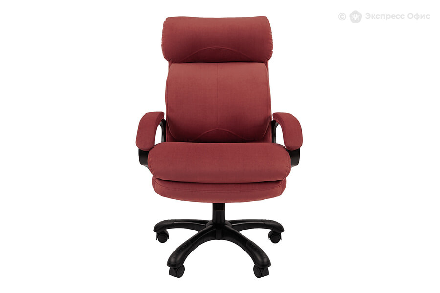  Кресло для руководителя Chairman Home 505 Ткань велюр Т-28 коралловый - фото товара 2 из 3