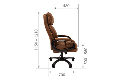 Кресло для руководителя Chairman Home 505 - фото товара 5 из 6