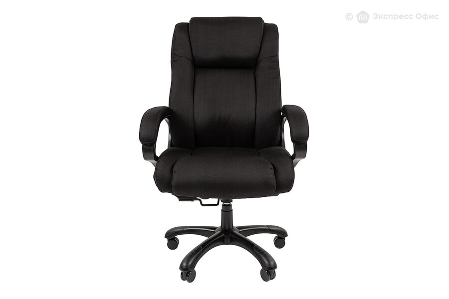  Кресло для руководителя Chairman 410 Ткань SX черная - фото товара 2 из 3
