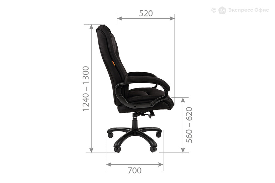 Кресло для руководителя Chairman 410 - фото товара 5 из 6