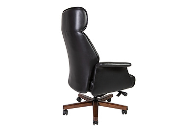 Кресло для руководителя Вагнер А2067 black leather - фото товара 4 из 6