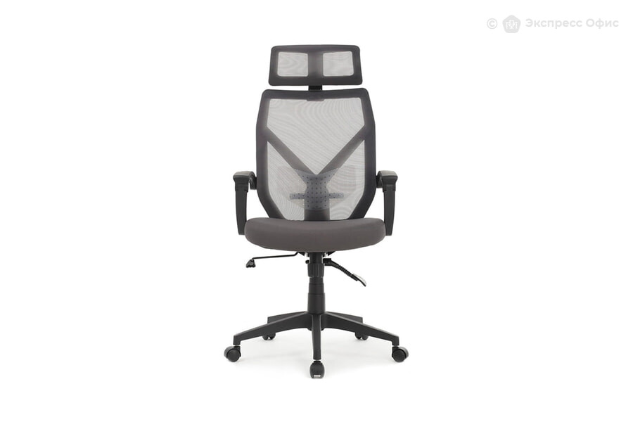  Кресло офисное RV Design Oliver Ткань серая/Сетка серая - фото товара 2 из 3