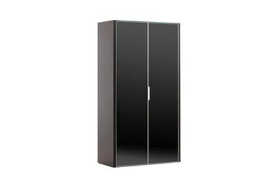 Шкаф для одежды (2 двери) Gala NEWLIB2/899 + LIBSH/899 BLACK GLASS - фото товара 1 из 8