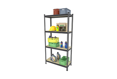 Стеллаж на металлокаркасе Everest Beamy Simple STBDS150/40/90/180/4 - фото товара 5 из 8