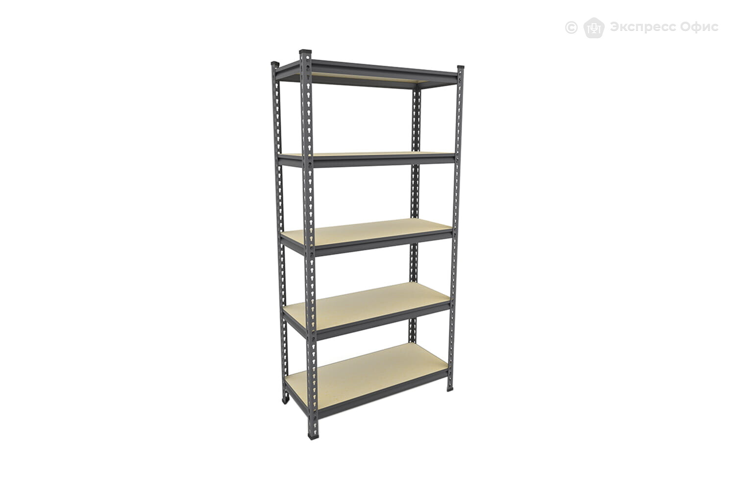Стеллаж на металлокаркасе Everest Beamy Simple STBDS30/60/180/5 - фото товара 1 из 8
