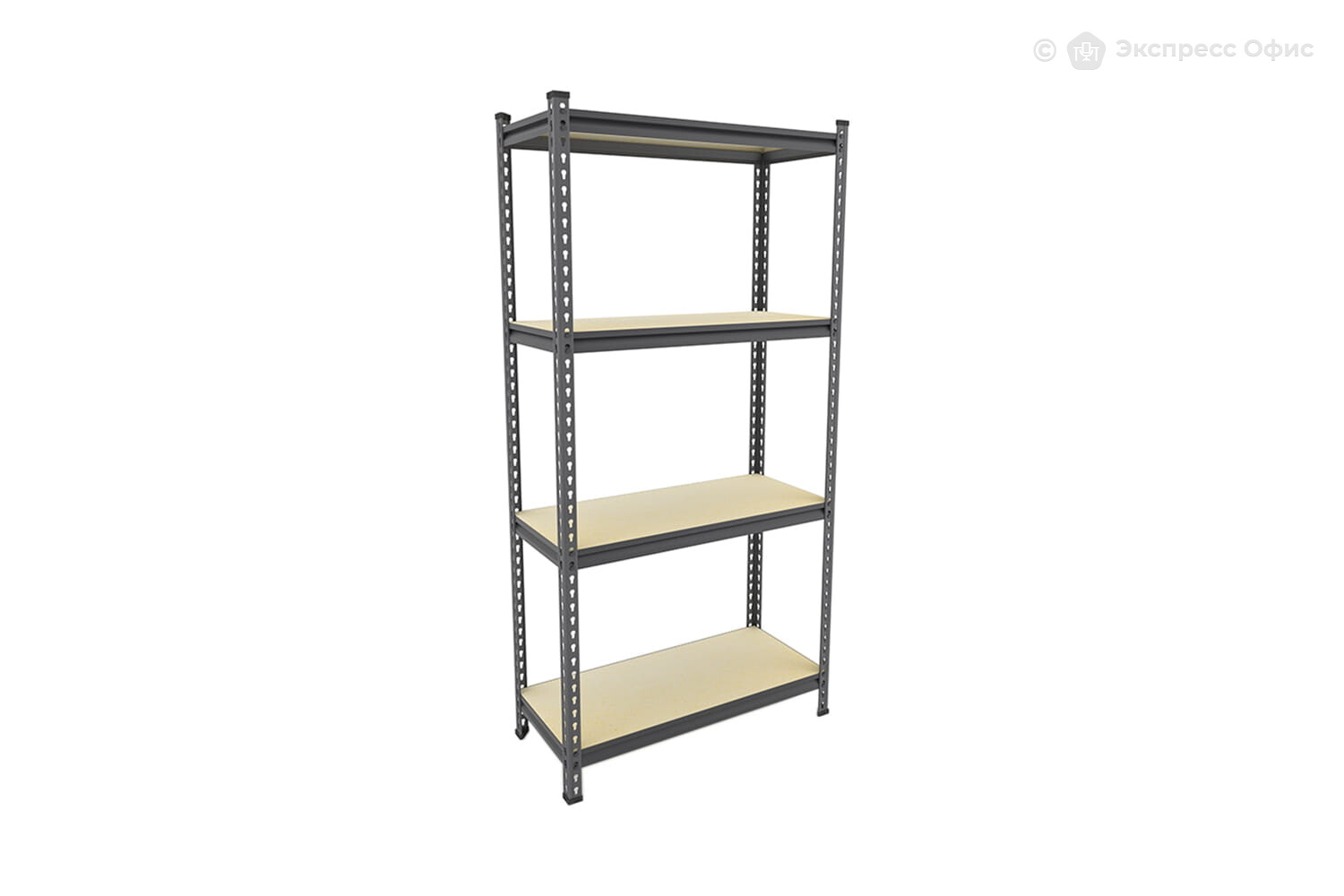Стеллаж на металлокаркасе Everest Beamy Simple STBDS40/90/180/4 - фото товара 1 из 8