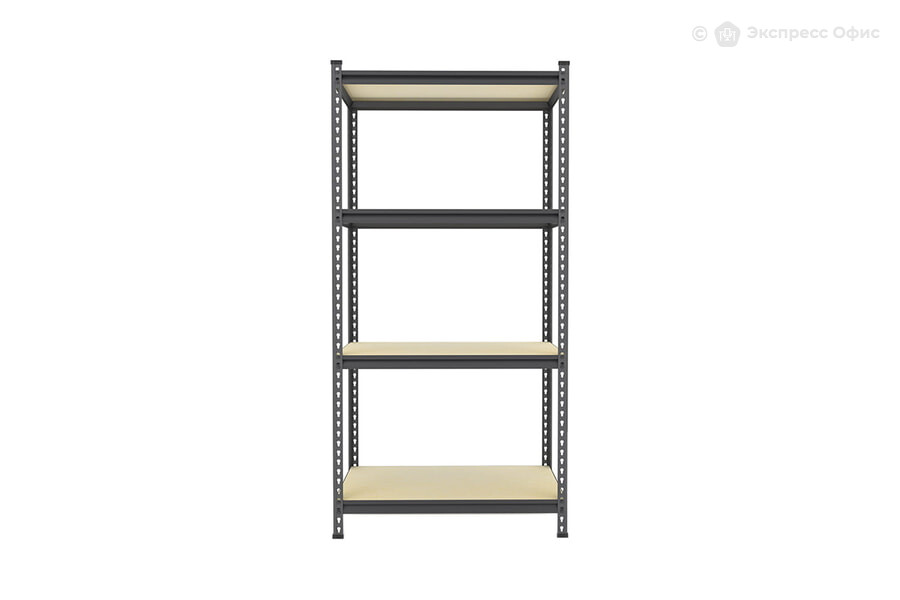  Стеллаж на металлокаркасе Everest Beamy Simple STBDS40/90/180/4 Графит металл/ДСП - фото товара 2 из 3