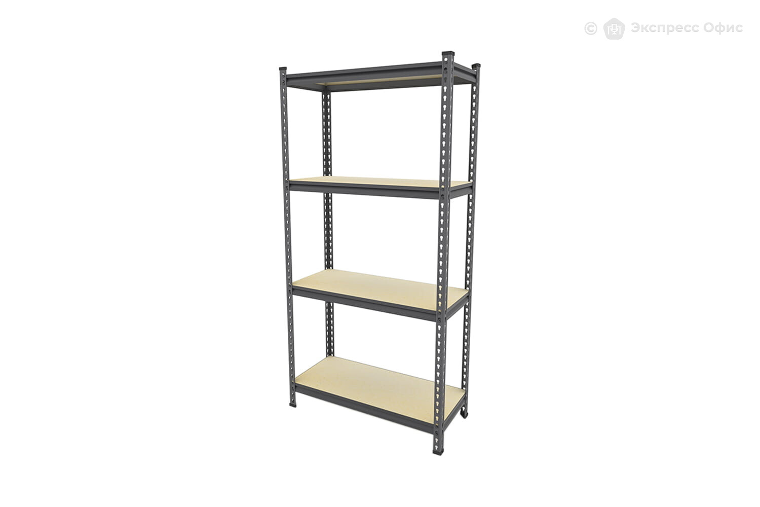 Стеллаж на металлокаркасе Everest Beamy Simple STBDS40/90/180/4 - фото товара 6 из 8