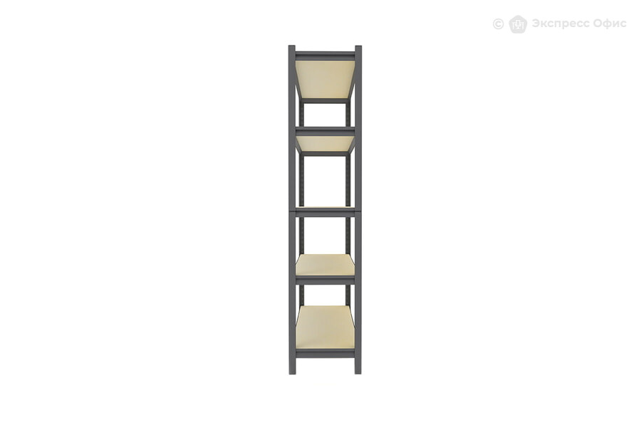 Стеллаж на металлокаркасе Everest Beamy Luxe STBDC30/90/180/5 - фото товара 3 из 9
