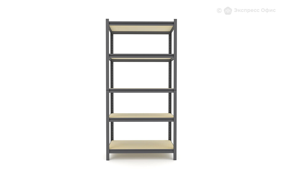  Стеллаж на металлокаркасе Everest Beamy Luxe STBDC40/90/200/5 Графит металл/ДСП - фото товара 2 из 3