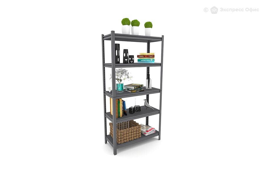 Стеллаж на металлокаркасе Everest Beamy Luxe STBLC50/90/180/5 - фото товара 5 из 9