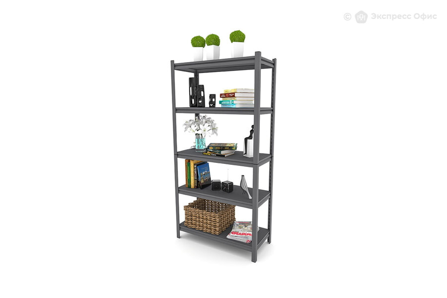 Стеллаж на металлокаркасе Everest Beamy Luxe STBLC50/90/180/5 - фото товара 7 из 9