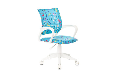 Кресло компьютерное детское Бюрократ Burokids 1 W-STICKBL - фото товара 1 из 5