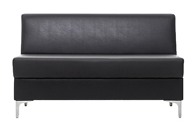 Диван офисный 3-х местный NEO 3 Ecotex 3001 black - фото товара 2 из 8