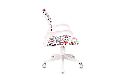 Кресло компьютерное детское Бюрократ Burokids 1 W-REDLIPS - фото товара 3 из 5