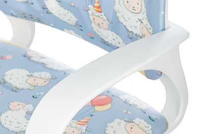 Кресло компьютерное детское Бюрократ Burokids 1 W-SHEEPS - фото товара 7 из 10