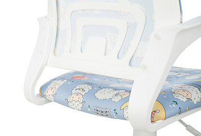 Кресло компьютерное детское Бюрократ Burokids 1 W-SHEEPS - фото товара 5 из 10