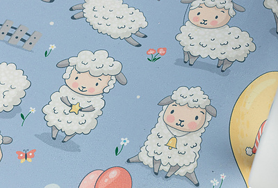 Кресло компьютерное детское Бюрократ Burokids 1 W-SHEEPS - фото товара 8 из 10