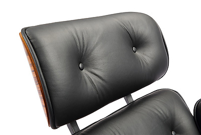 Кресло дизайнерское с оттоманкой Eames Lounge Chair - фото товара 3 из 7