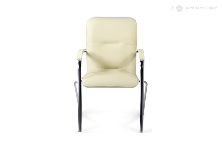  Конференц-кресло Самба КС 1 Экокожа крем/Хром - фото товара 2 из 3