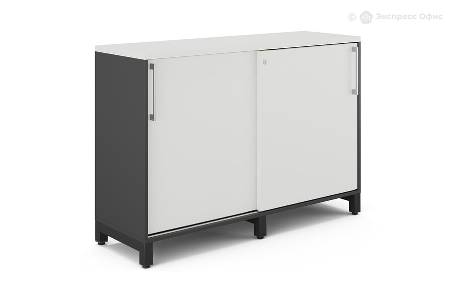  Шкаф-купе Kobor HK/2-120/40/M Белый премиум/RAL 9005 (черный муар) - фото товара 1 из 3
