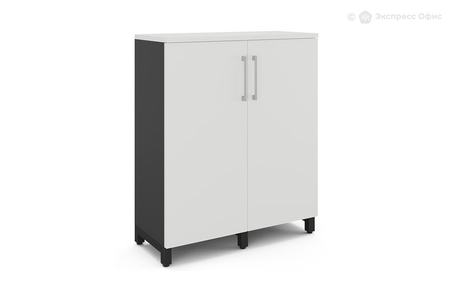  Шкаф для документов Kobor HR/3-90/40/M Белый премиум/RAL 9005 (черный муар) - фото товара 1 из 3