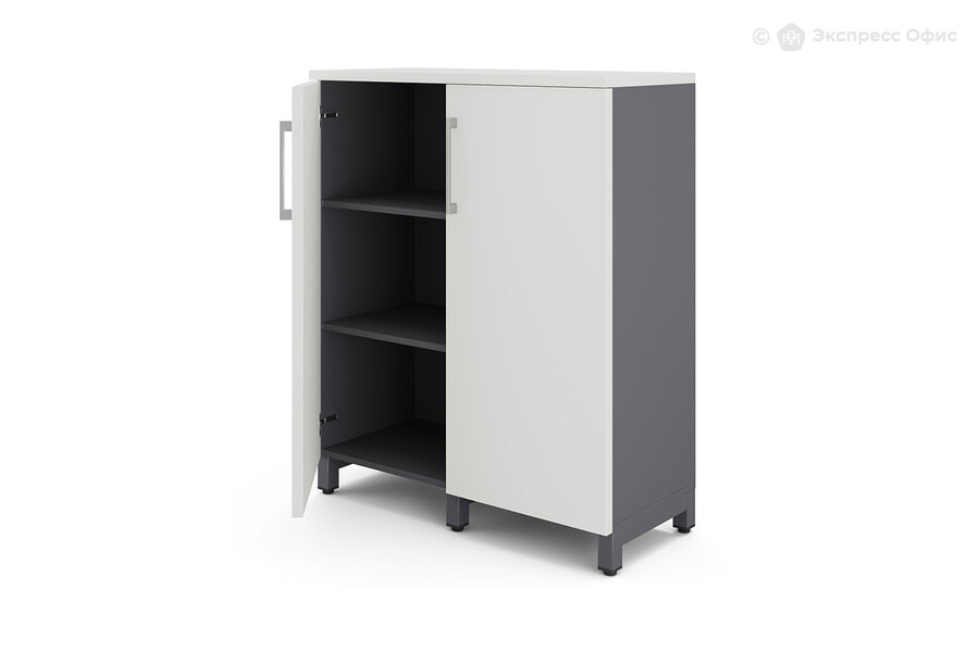  Шкаф для документов Kobor HR/3-90/40/M Белый премиум/RAL 7024 (графит муар) - фото товара 2 из 3