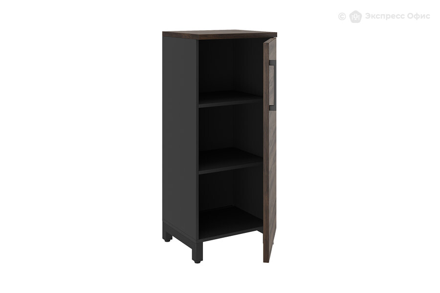  Шкаф для документов Kobor HR/3-45/40/M Дуб Чарльстон/RAL 9005 (черный муар) - фото товара 2 из 3