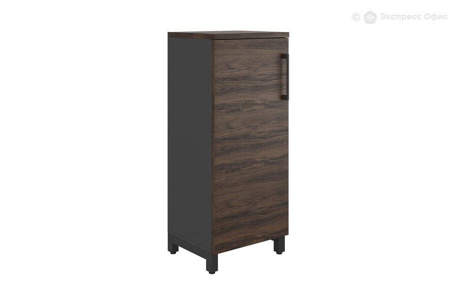  Шкаф для документов Kobor HR/3-45/40/M Дуб Чарльстон/RAL 9005 (черный муар) - фото товара 1 из 3