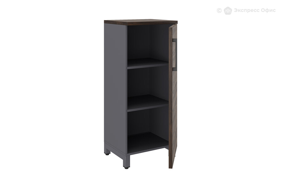  Шкаф для документов Kobor HR/3-45/40/M Дуб Чарльстон/RAL 7024 (графит муар) - фото товара 2 из 3