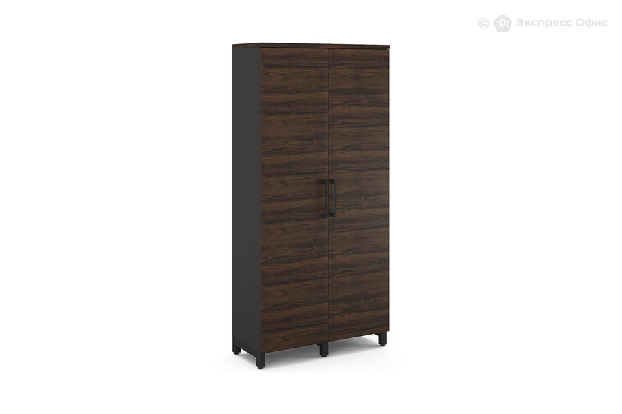  Шкаф для документов Kobor HR/5-90/40/M Дуб Чарльстон/RAL 9005 (черный муар) - фото товара 1 из 3
