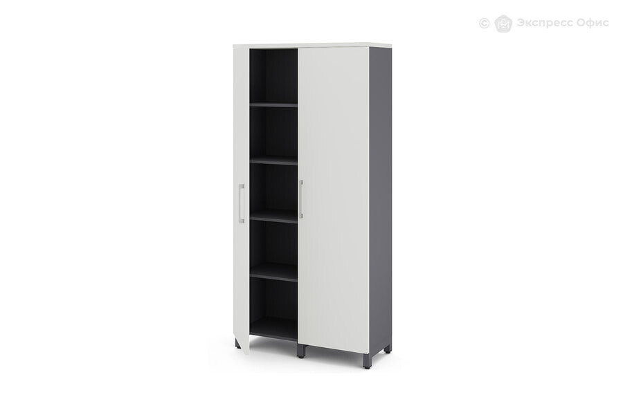  Шкаф для документов Kobor HR/5-90/40/M Белый премиум/RAL 7024 (графит муар) - фото товара 2 из 3
