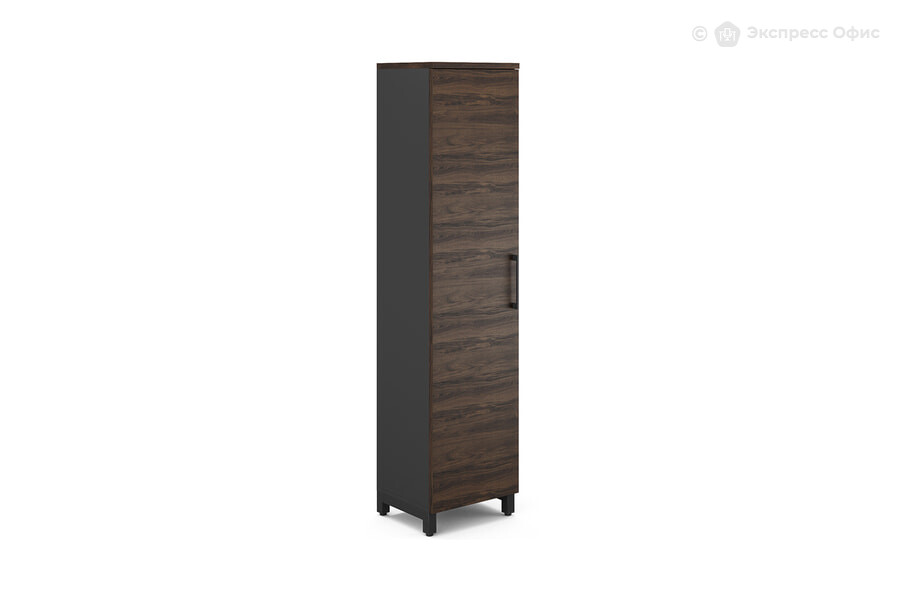  Шкаф для документов Kobor HR/5-45/40/M Дуб Чарльстон/RAL 9005 (черный муар) - фото товара 1 из 3