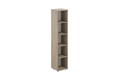 Шкаф для документов высокий со стеклом левый Sigma SG.802.OD.WH.GL.L - фото товара 2 из 4
