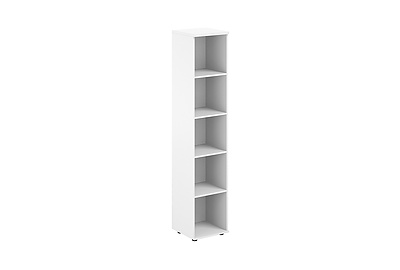 Шкаф для документов высокий со стеклом левый Sigma SG.802.WH.WH.GL.L - фото товара 2 из 3