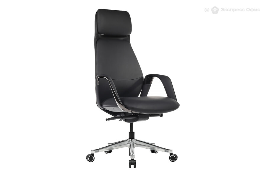  Кресло для руководителя RV Design Napoli YZPN-YR020 Кожа черная - фото товара 1 из 3