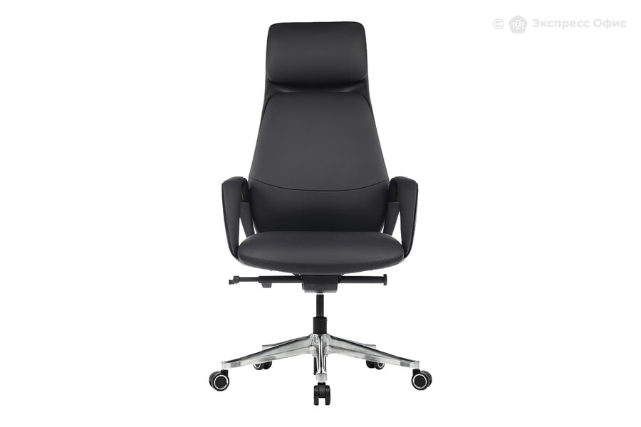  Кресло для руководителя RV Design Napoli YZPN-YR020 Кожа черная - фото товара 2 из 3
