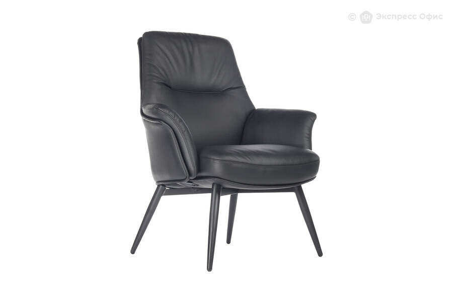  Стул офисный RV Design Batisto ST C2018 Кожа чёрная (3A MND9901) - фото товара 1 из 3
