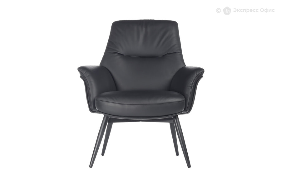  Стул офисный RV Design Batisto ST C2018 Кожа чёрная (3A MND9901) - фото товара 2 из 3