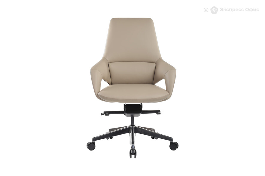  Кресло офисное RV Design Aura-M FK005-В Кожа светло-бежевая (3A ND9720) - фото товара 2 из 3