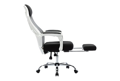 Кресло для руководителя 007 NEW H-051 white frame - фото товара 5 из 9