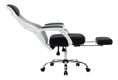 Кресло для руководителя 007 NEW H-051 white frame - фото товара 6 из 9