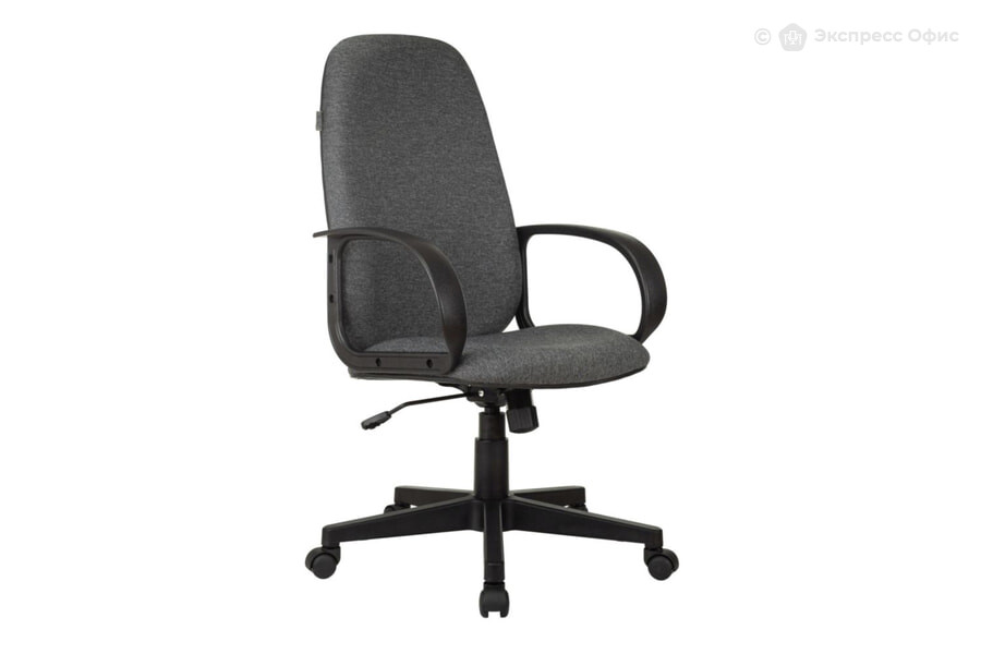  Кресло для руководителя Бюрократ CH-808AXSN/G Ткань серая 3C1 - фото товара 1 из 3