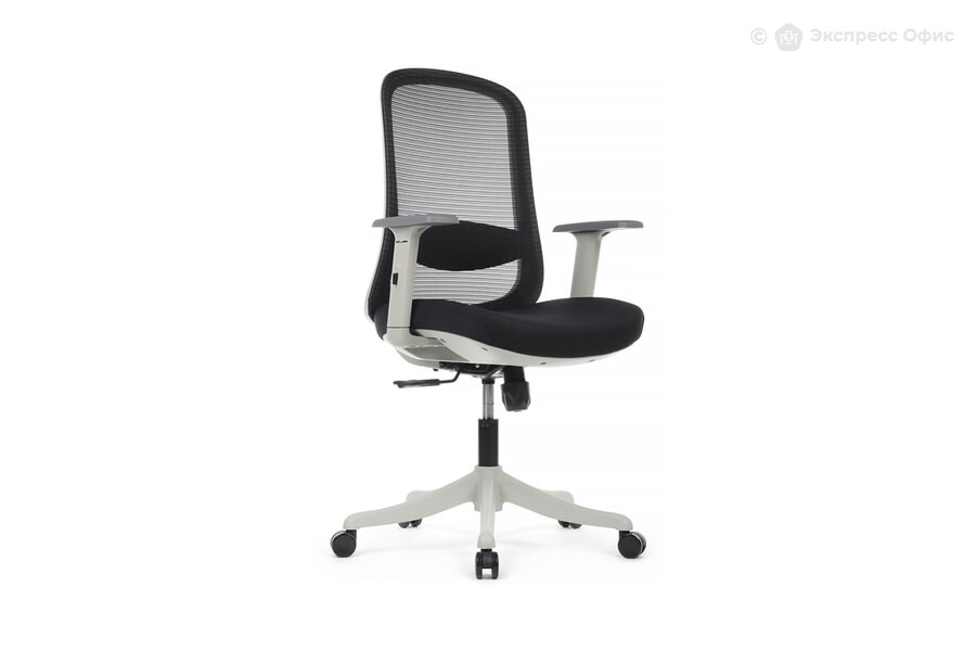  Кресло офисное RCH BH2358S Ткань черная/Сетка черная - фото товара 1 из 3