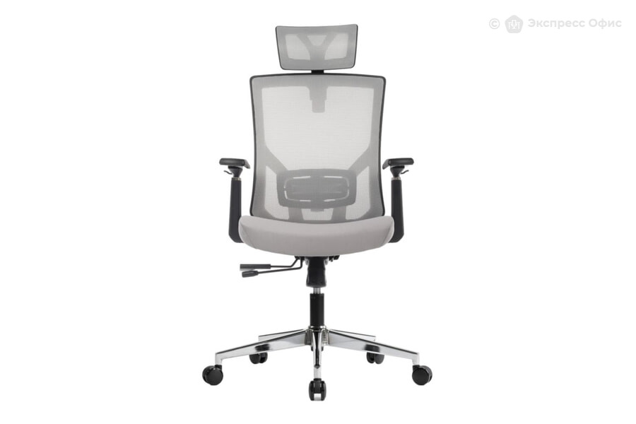  Кресло для руководителя Step RCH A2320 Ткань серая/Сетка серая - фото товара 2 из 3