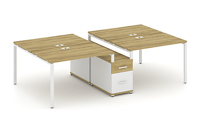 Стол-бенч на 4 места Concept CN.DRS-314 W - фото товара 1 из 4