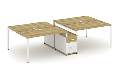 Стол-бенч на 4 места Concept CN.DRS-315 W - фото товара 1 из 4