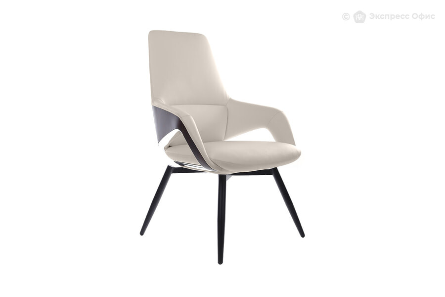  Стул офисный RV Design Aura-ST FK005-С Кожа светло-бежевая (3A ND9720) - фото товара 1 из 3